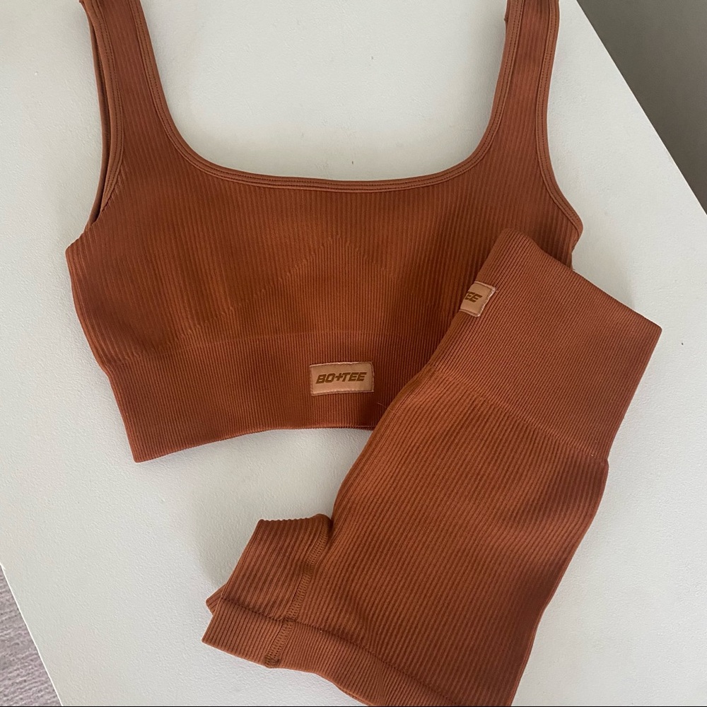 Bo+Tee Shorts and Sports Bra